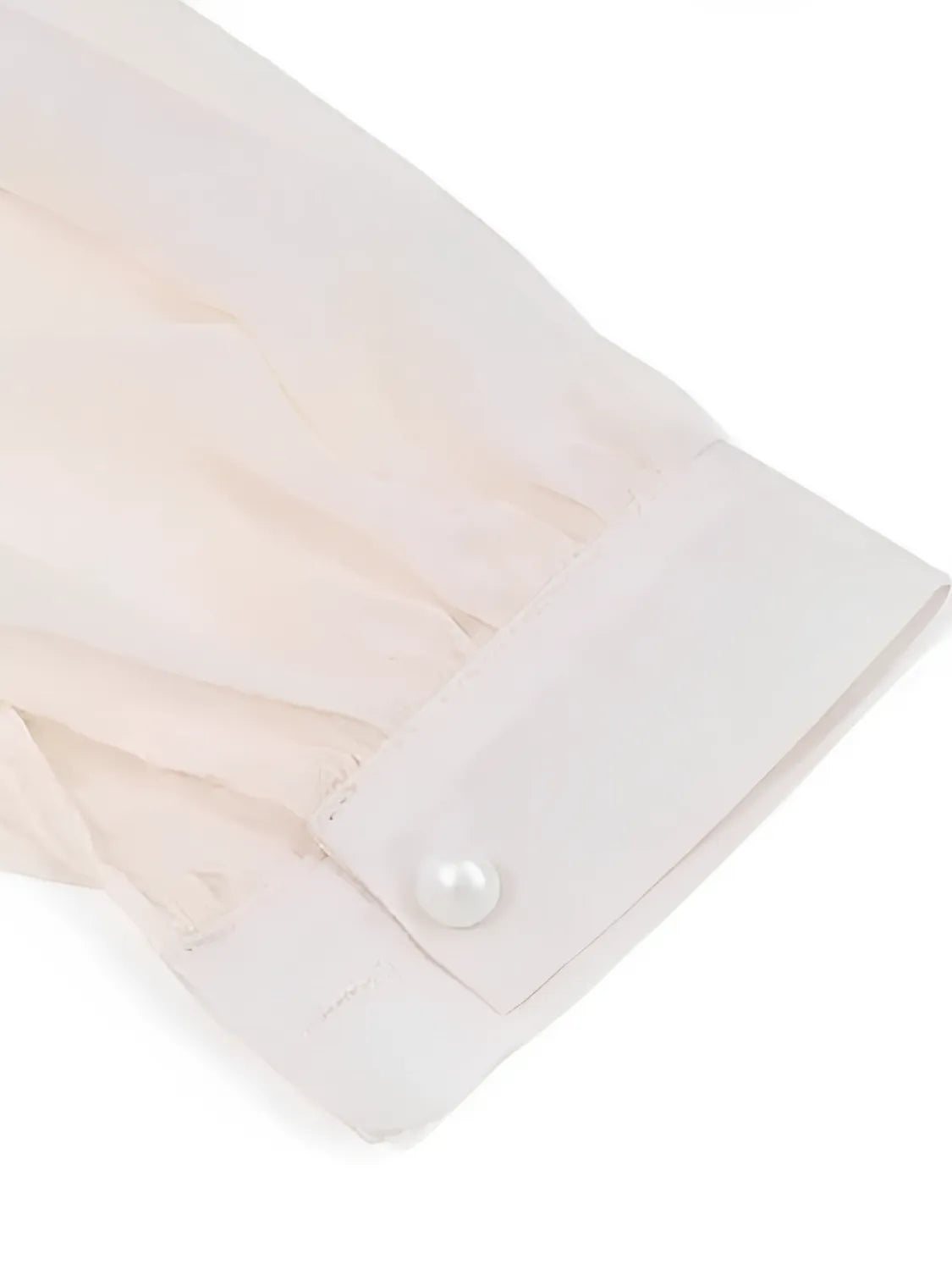 Blusa de Ombro Único com Flor em Chiffon – Elise