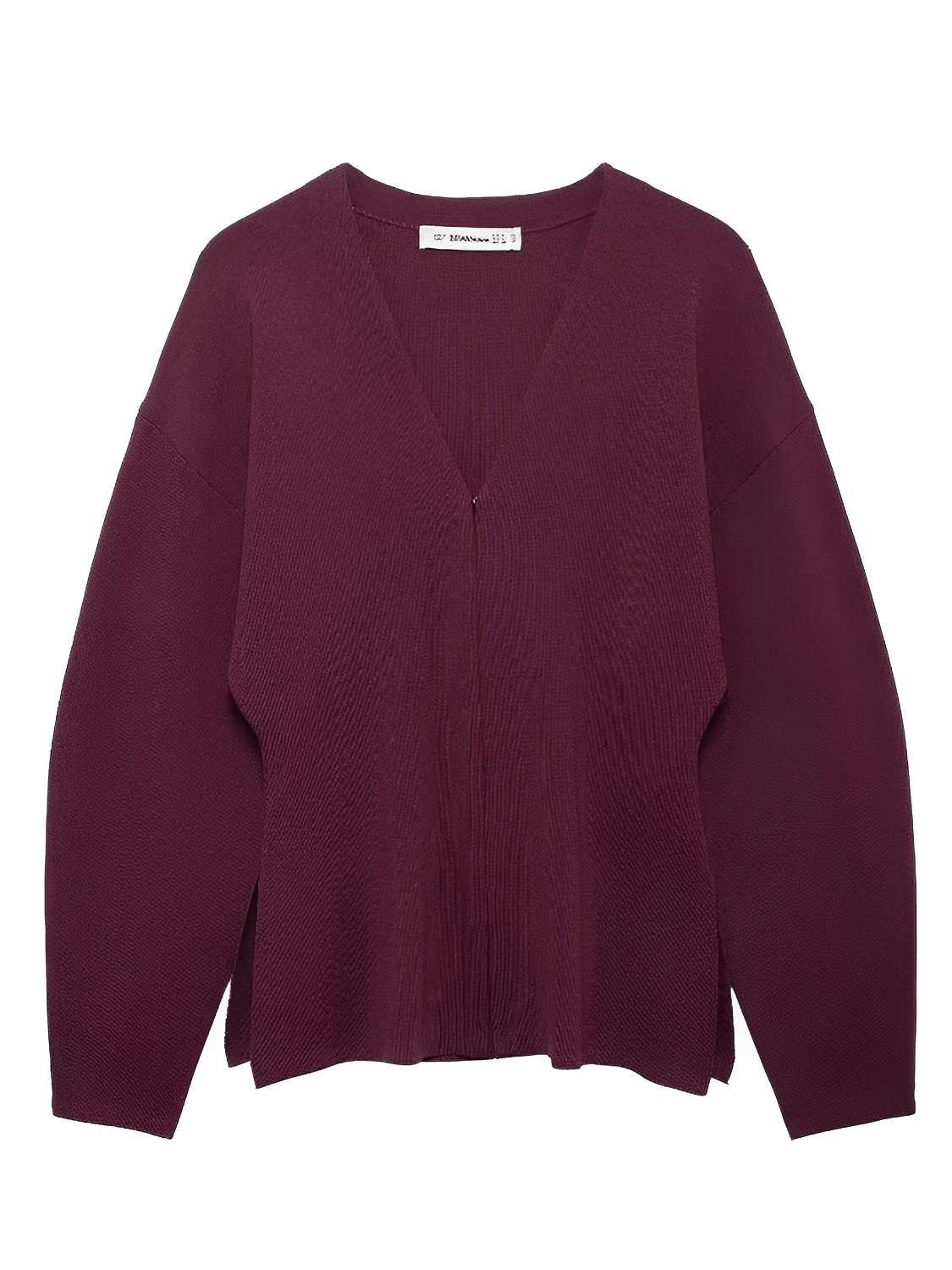 Conjunto de Tricô Suéter Gola V e Saia com Cós Elástico - Viviene