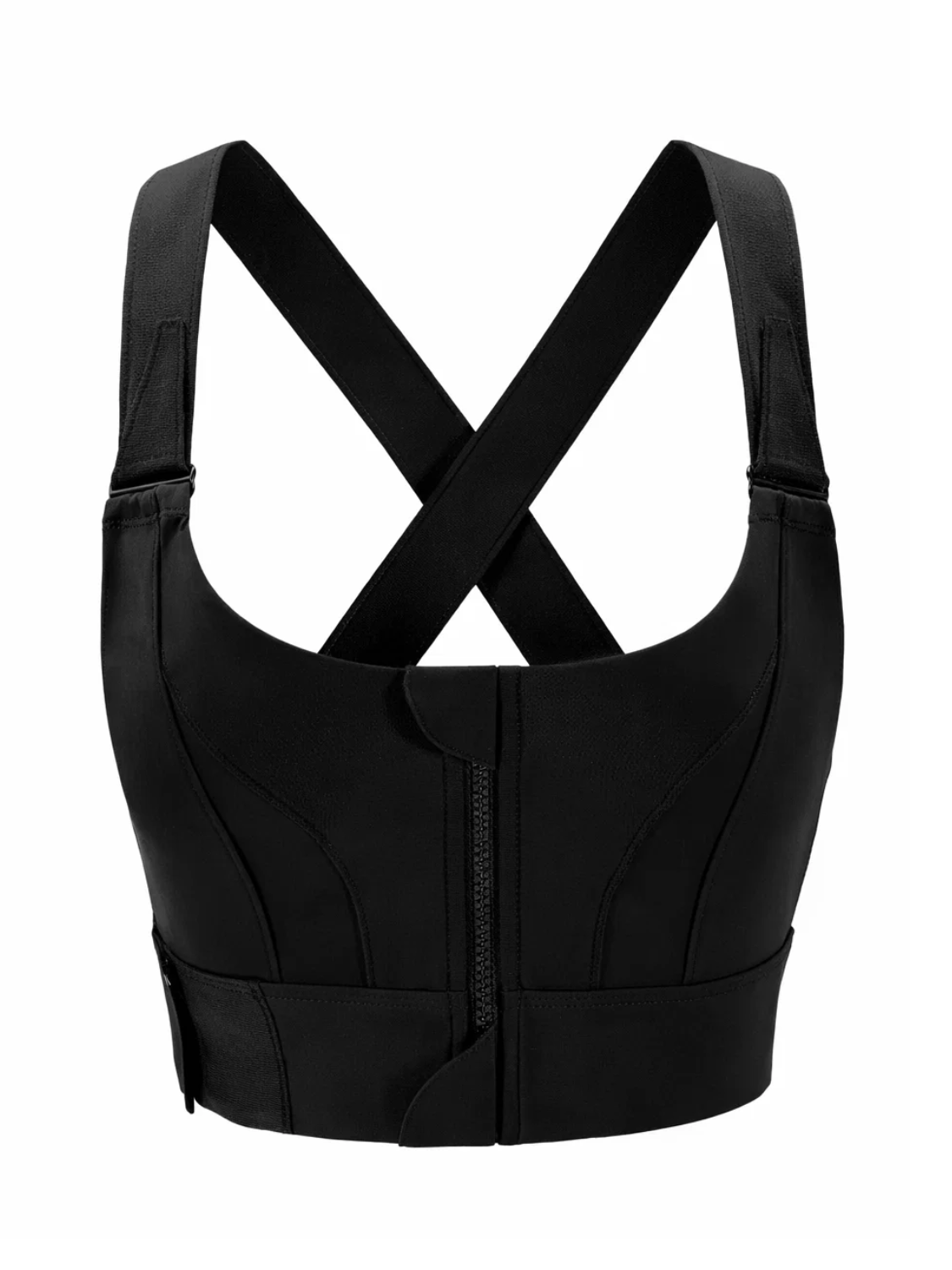 Sutiã Top Esportivo Anti-Impacto Alta Sustentação com Zíper Frontal – Carolina