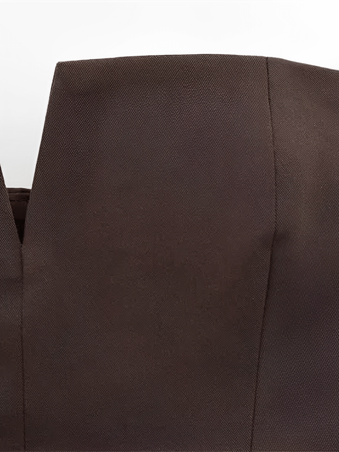 Blusa Tomara que Caia Estruturada com Recorte em V e Bolsos - Rita