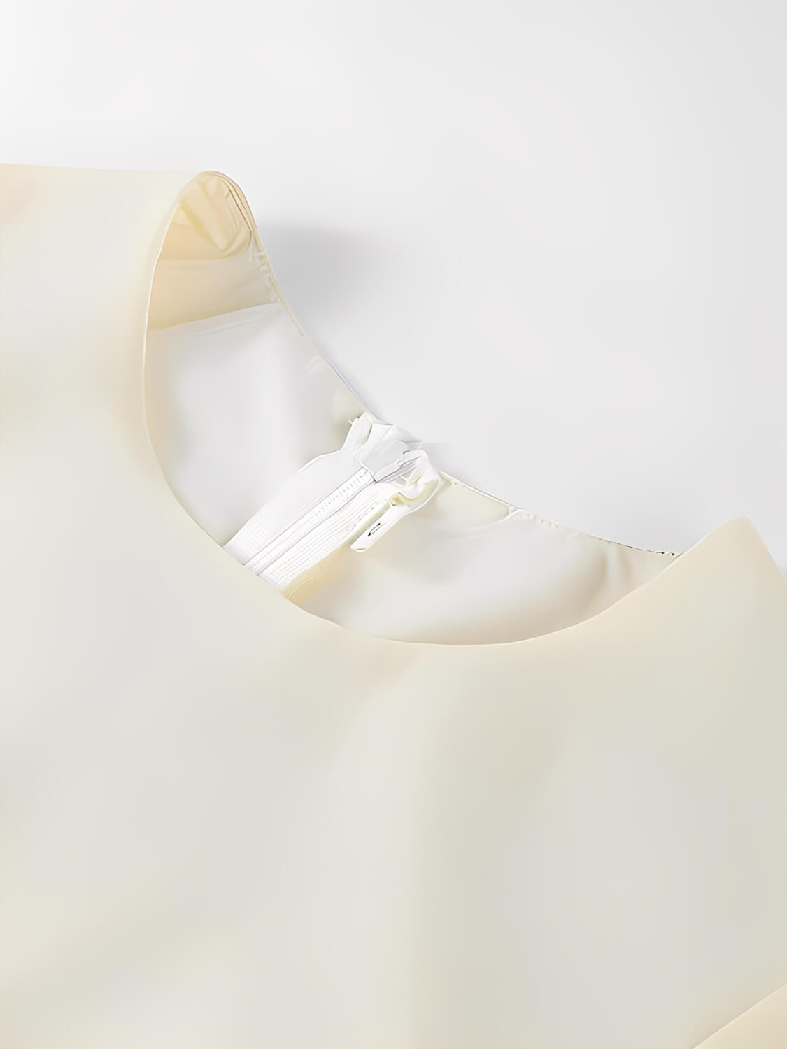 Vestido Longo de Festa em Chiffon com Manga Sino Babado e Amarração - Rubia