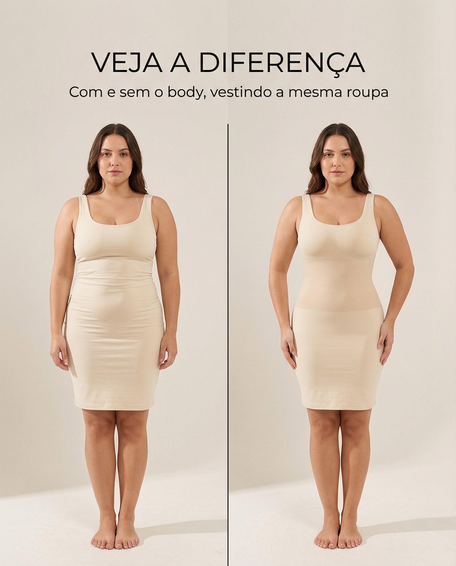 Body Modelador Feminino Levanta Bumbum de Alta Compressão – Madalena