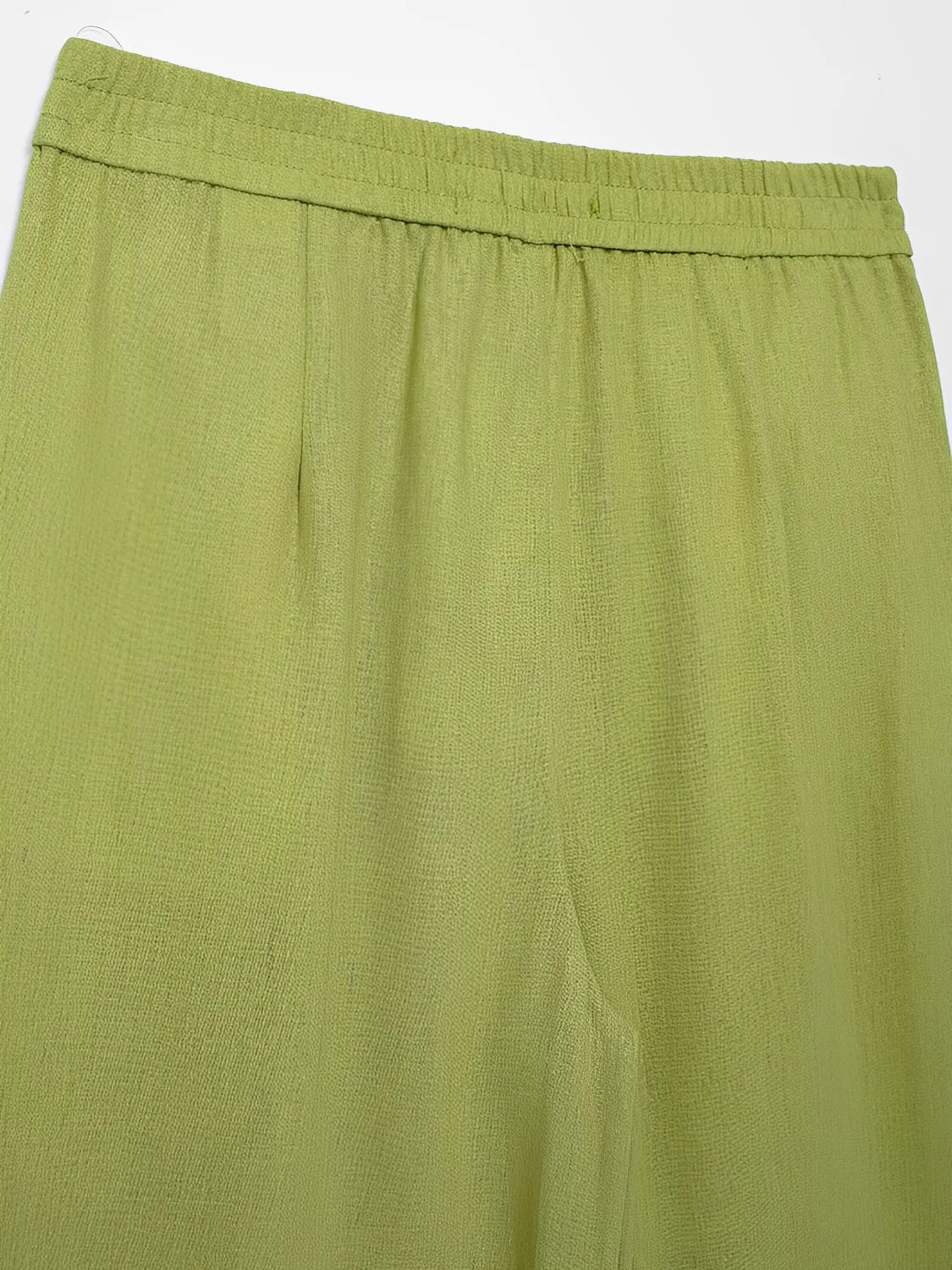 Conjunto com Camisa Manga Longa de Botões e Calça Pantalona - Daniela