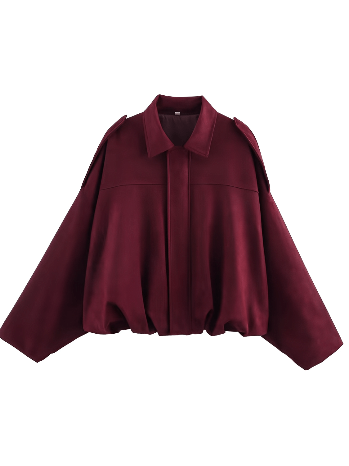 Jaqueta Bomber Oversized em Camurça com Recortes – Ione [FRETE FULL]