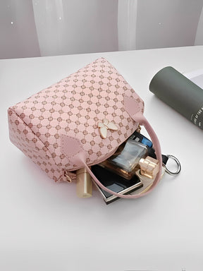 Bolsa Tiracolo em Couro PU Estampada com Alça Ajustável - Brunelli