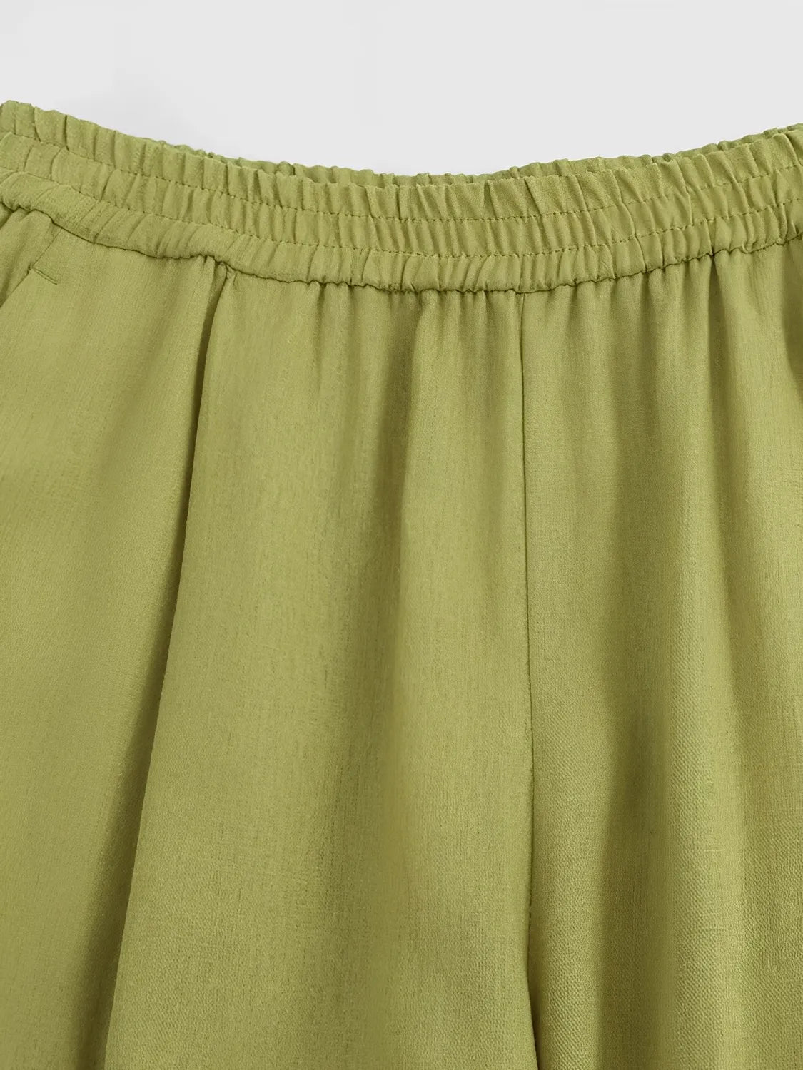 Conjunto com Camisa Manga Longa de Botões e Calça Pantalona - Daniela