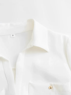 Vestido Chemise com Decote em V e Abertura Frontal em Botões – Alexandra [FRETE FULL]