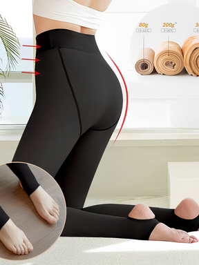 Meia-Calça Feminina Térmica Peluciada com Pézinho Confortável – Judy [FRETE FULL]