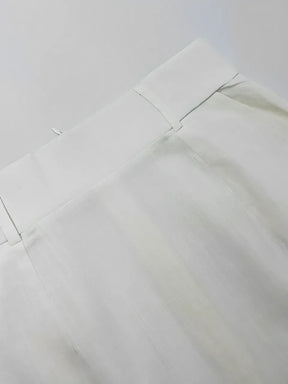 Conjunto com Blusa de Ombro Único e Saia Longa de com Amarração - Malena