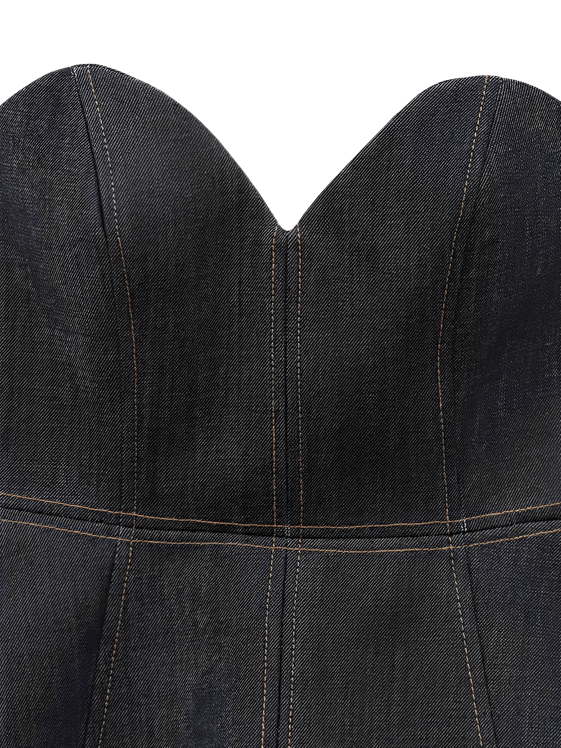 Conjunto Jeans 3 Peças Blazer Corset Peplum e Calça Pantalona - Kendall