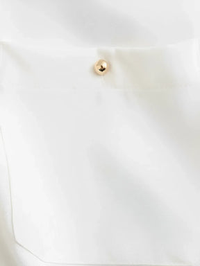Vestido Chemise com Decote em V e Abertura Frontal em Botões – Alexandra [FRETE FULL]