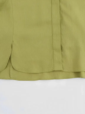 Conjunto com Camisa Manga Longa de Botões e Calça Pantalona - Daniela