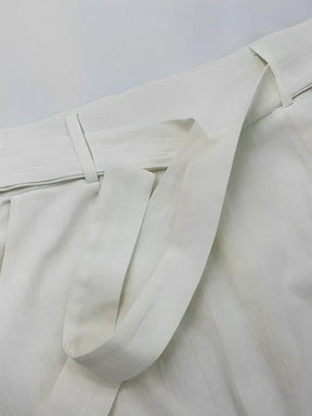 Conjunto com Blusa de Ombro Único e Saia Longa de com Amarração - Malena