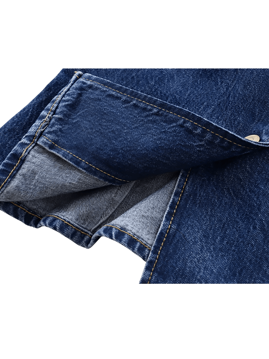 Colete Jeans Ajustado com Fechamento Assimétrico em Botões – Rose