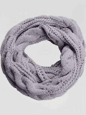 Cachecol Feminino Circular Infinito em Tricô - Giovana