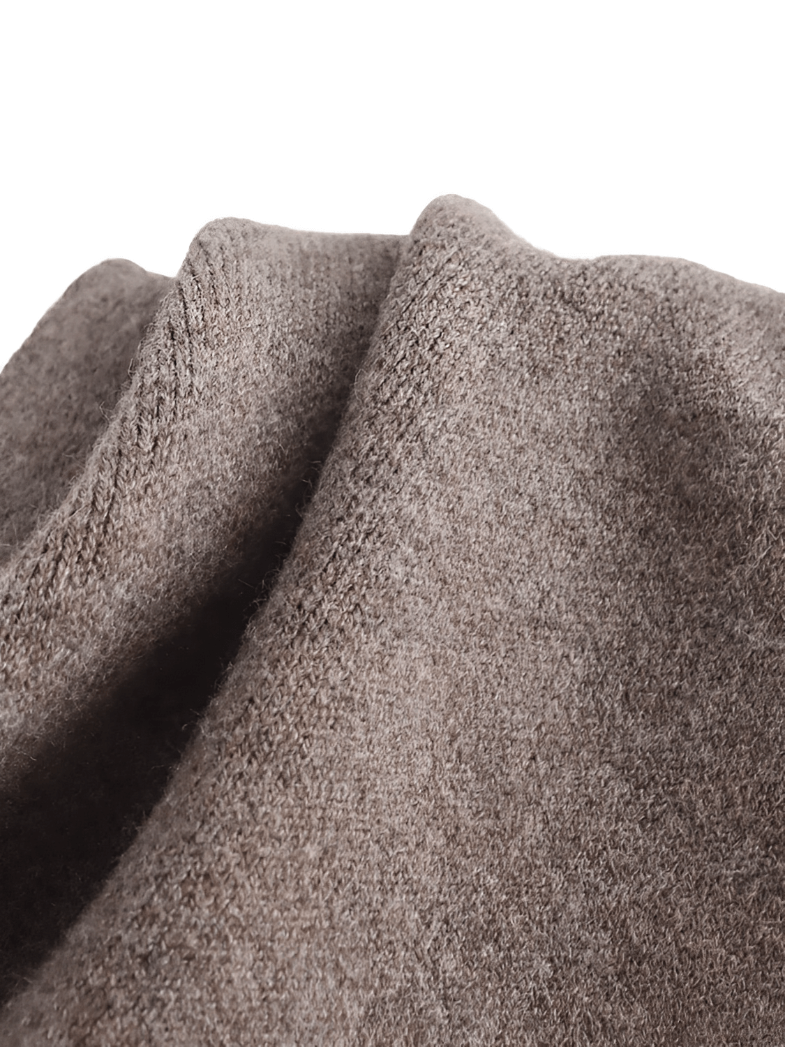 Casaco Poncho Assimétrico  com Gola Lenço – Alana