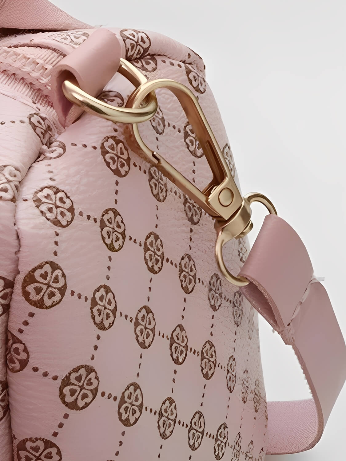 Bolsa Tiracolo em Couro PU Estampada com Alça Ajustável - Brunelli