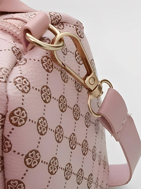 Bolsa Tiracolo em Couro PU Estampada com Alça Ajustável - Brunelli