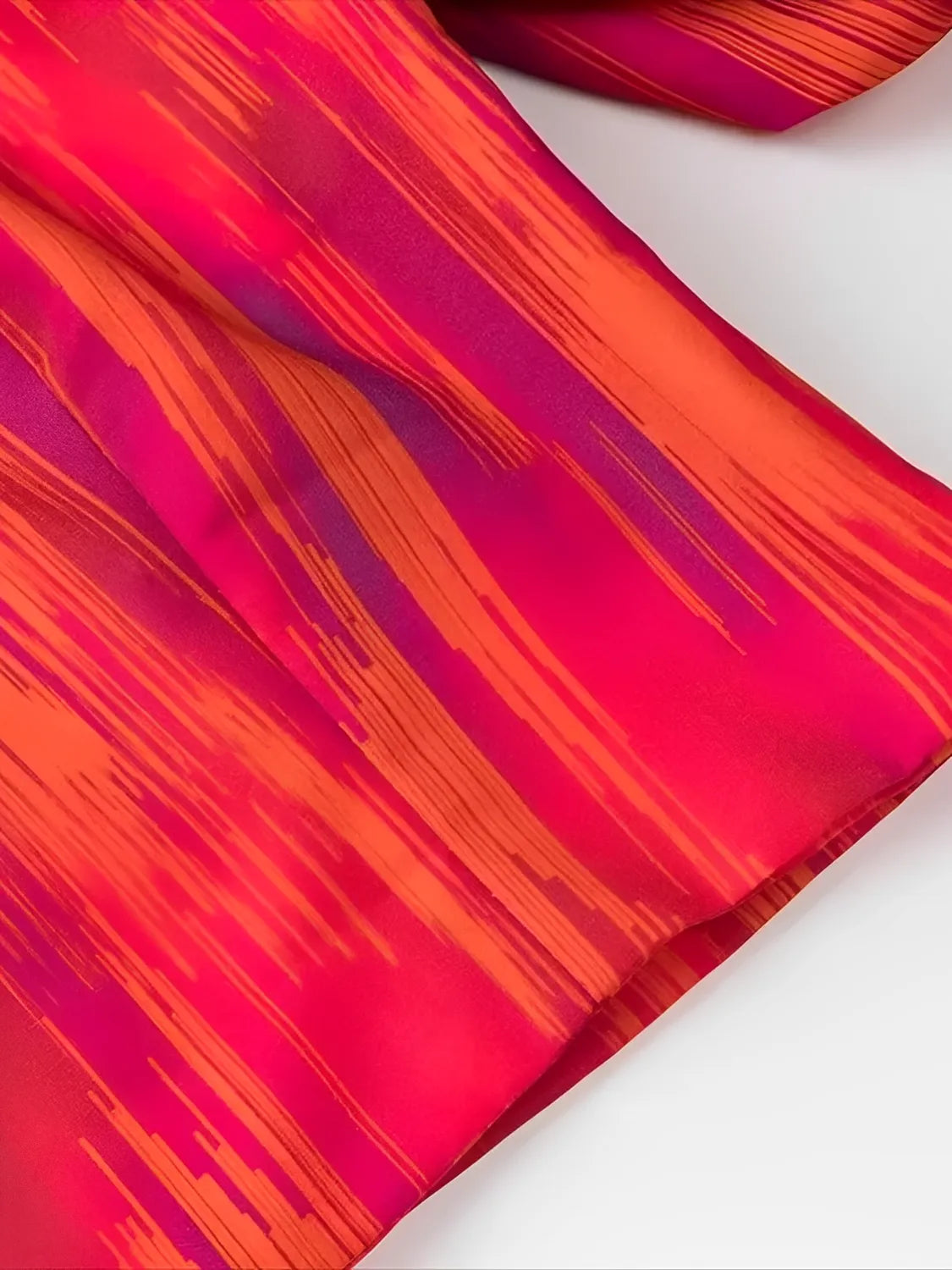 Conjunto Estampado com Blusa Ciganinha Bufante e Saia Lápis - Martina