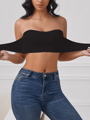 Kit 2 Sutiãs Tomara Que Caia Sem Costura com Fecho Frontal e Sem Bojo – Marion