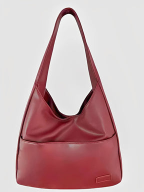Bolsa de Ombro Vintage em Couro PU com Design Triangular Alongado -  Edwina