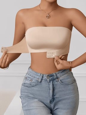 Kit 2 Sutiãs Tomara Que Caia Sem Costura com Fecho Frontal e Sem Bojo – Marion