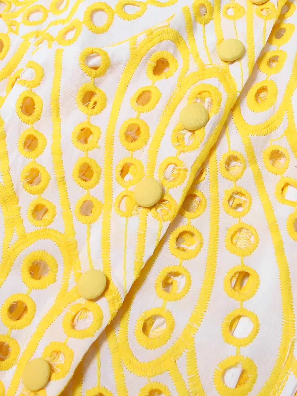 Vestido Midi de Laise com Babados Delicados e Elástico nas Costas – Marina [FRETE FULL]