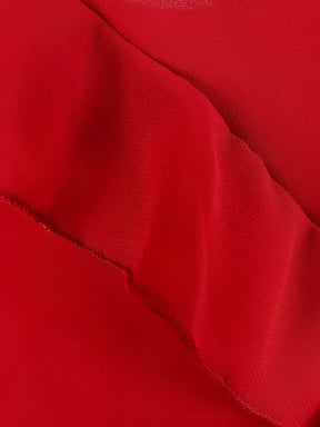 Vestido Longo de Festa em Chiffon De Alças Babados e Costas Nuas – Cassandra [FRETE FULL]