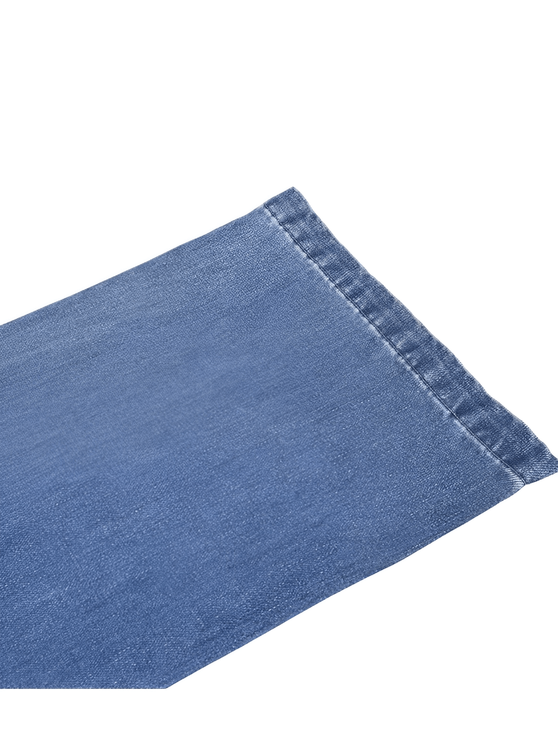 Macacão Jeans com Ombros de Babados Amarração e Decote nas Costas - Poliana