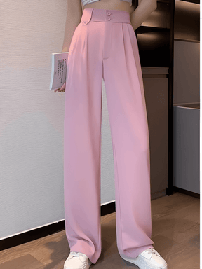 Calça  Alfaiataria Wide Leg Cintura Alta com Lenço Removível  – Amara [FRETE FULL]