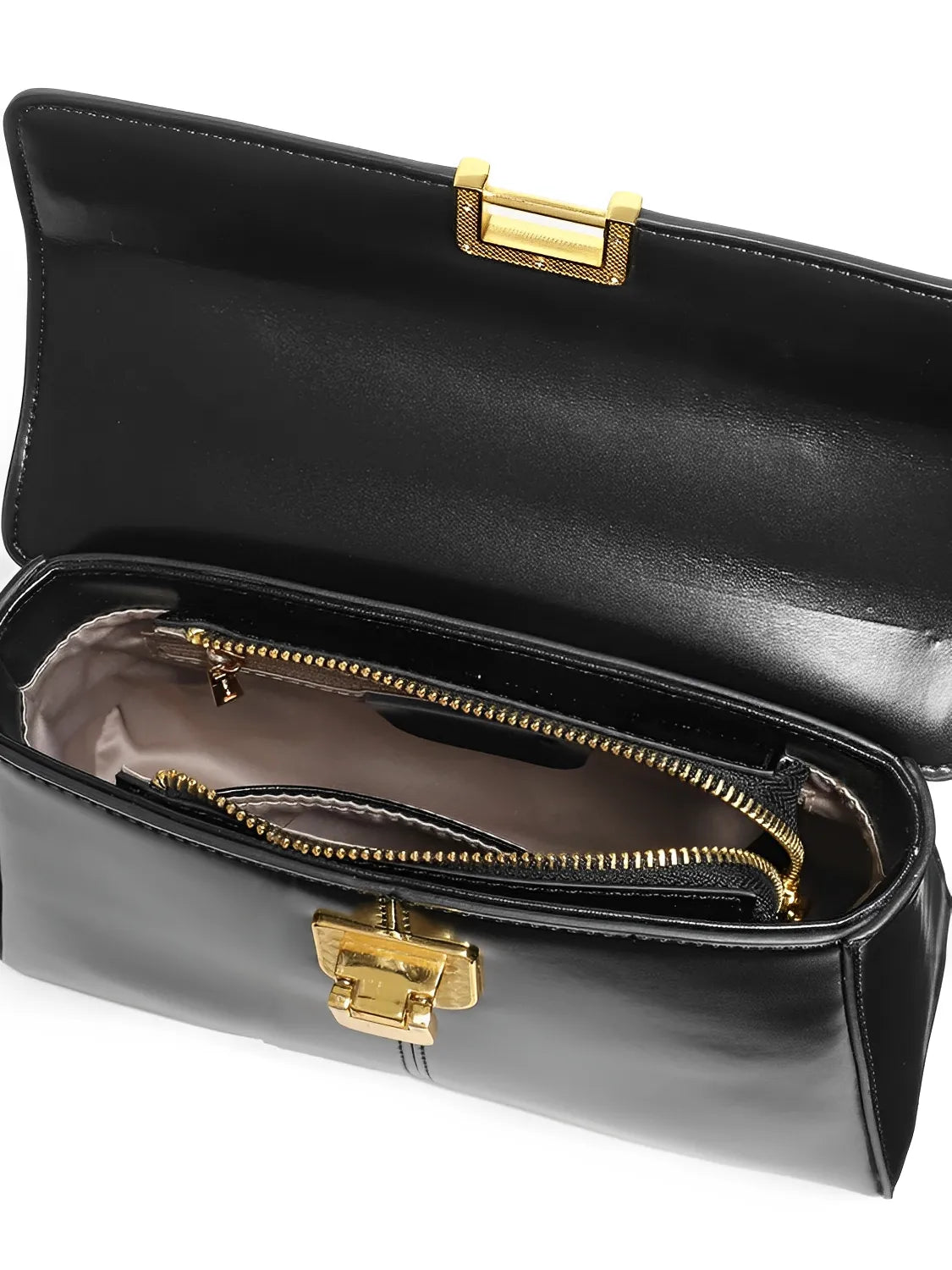 Bolsa de Couro Tiracolo com Lenço Decorativo e Alça de Ombro – Lena