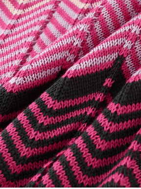 Vestido Longo Estampa em Patchwork de Alças e Decote Quadrado - Malika