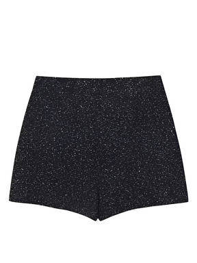 Conjunto em Tweed com Casaco Peplum e Short Saia Estruturado - Jessica