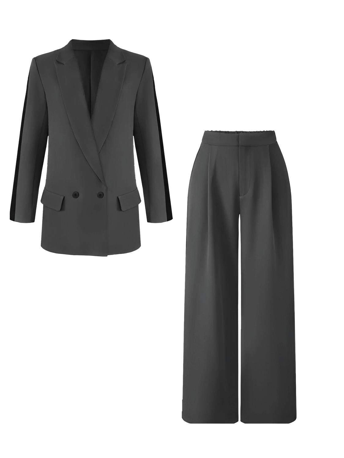 Conjunto de Alfaiataria com Blazer Oversized e Calça Pantalona – Damares [FRETE FULL]