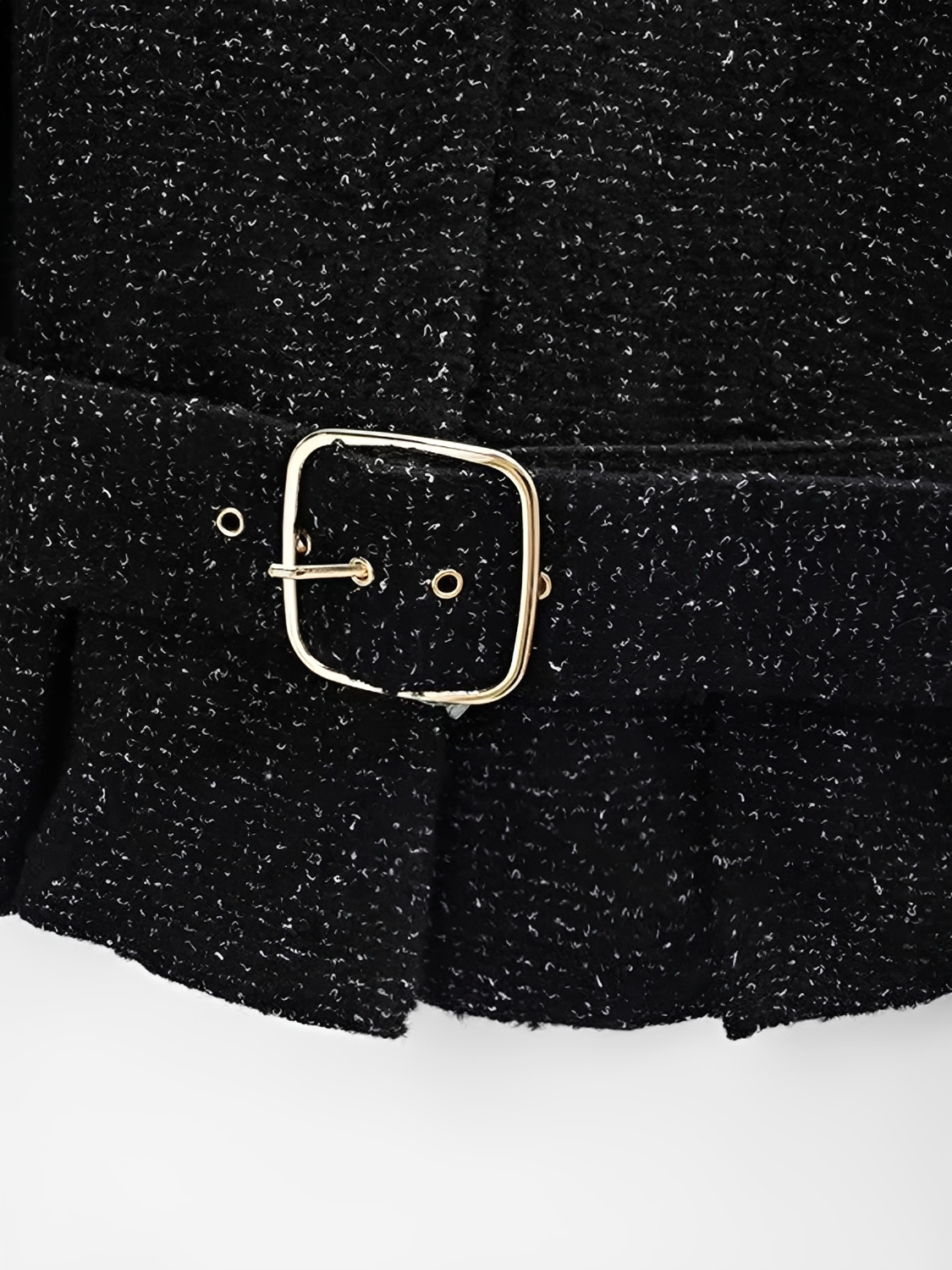 Conjunto em Tweed com Casaco Peplum e Short Saia Estruturado - Jessica