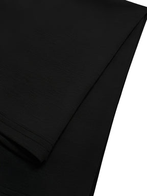 Conjunto Blusa Peplum com Cinto Faixa e Calça Pantalona Elegante - Marian