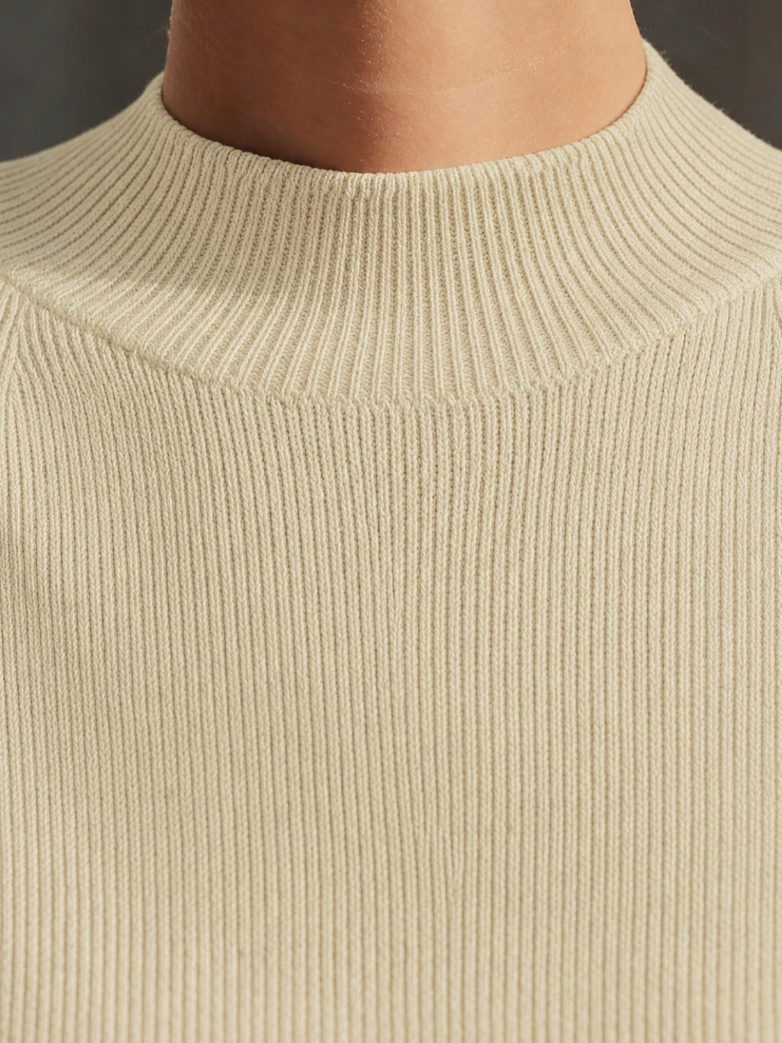 Blusa em Viscose com Gola Média Canelada e Manga 3/4 Bufante - Manuela