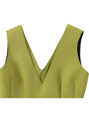Blusa Peplum Acinturada com Decote V e Zíper nas Costas – Marisa