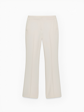 Conjunto em Alfaiataria com Casaco Acinturado e Calça Flare - Ariadne