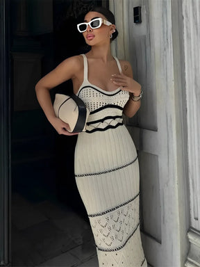 Vestido Longo Sereia com Decote Coração e Fenda Lateral – Selene