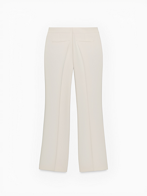 Conjunto em Alfaiataria com Casaco Acinturado e Calça Flare - Ariadne