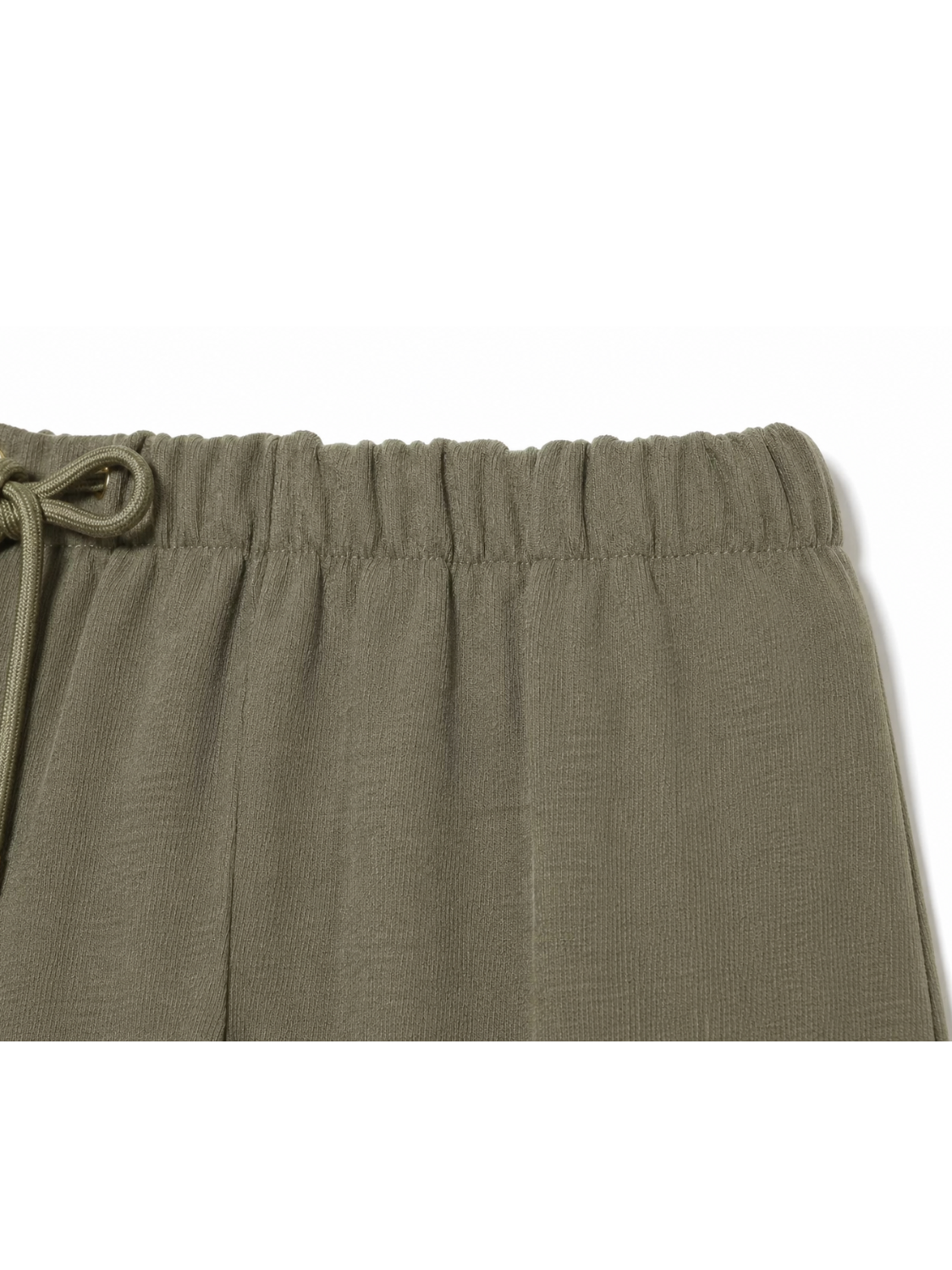 Conjunto em Sarja com Jaqueta Cropped Franzida e Calça Wide Leg - Yoná