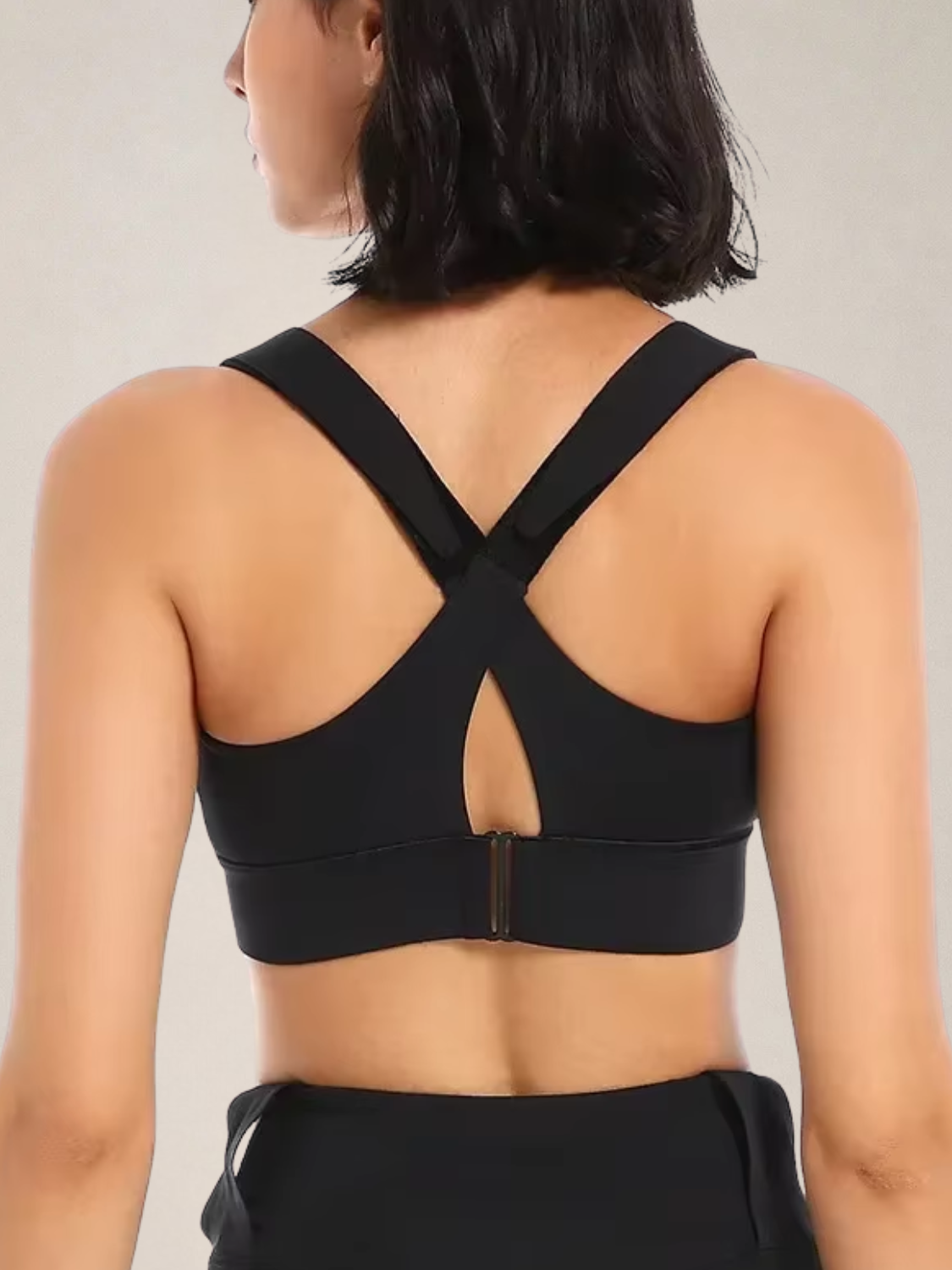 Sutiã Top Esportivo Anti-Impacto Alta Sustentação com Zíper Frontal – Carolina