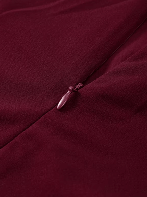 Vestido Maxi com Ombro Assimétrico e Saia Plissada Sofisticada – Luana [FRETE FULL]