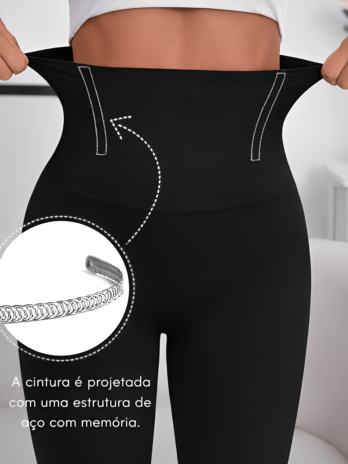 Calça Legging Modeladora Compressiva Efeito Levanta Bumbum - Norah
