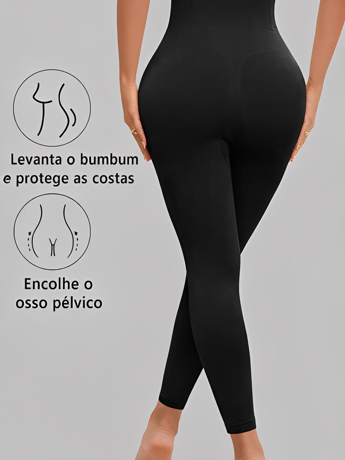 Calça Legging Modeladora Compressiva Efeito Levanta Bumbum - Norah