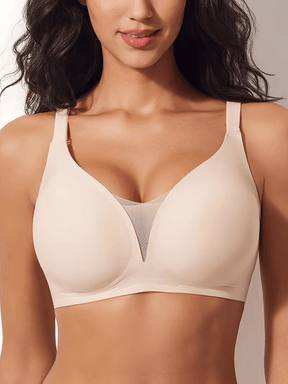 Sutiã Sem Costura com Bojo 3D Costas em U e Efeito Push Up – Aisha