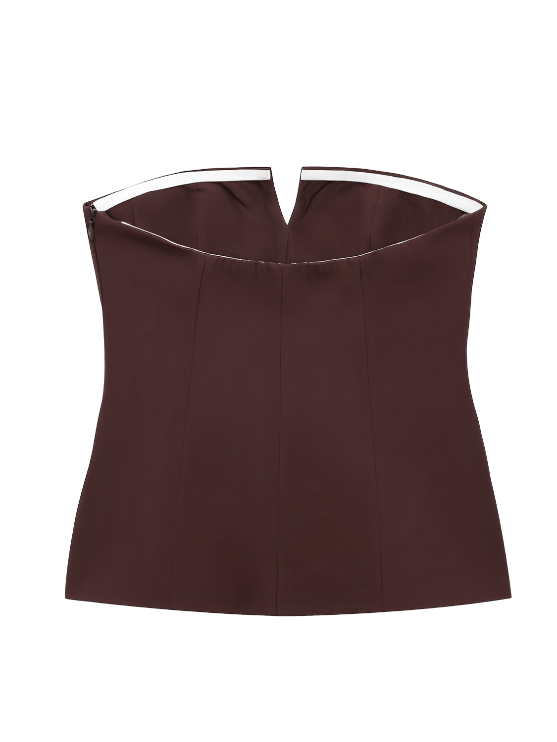 Blusa Tomara que Caia Estruturada com Recorte em V e Bolsos - Rita