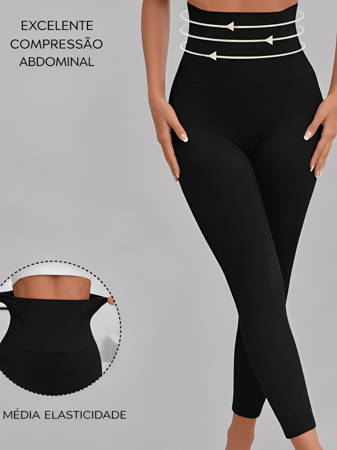 Calça Legging Modeladora Compressiva Efeito Levanta Bumbum - Norah