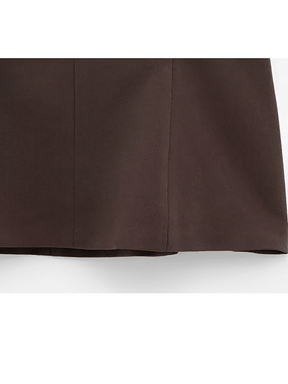 Blusa Tomara que Caia Estruturada com Recorte em V e Bolsos - Rita